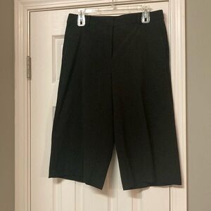 Woven cropped gaucho pant